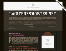 Tablet Screenshot of lacitedesmortes.net